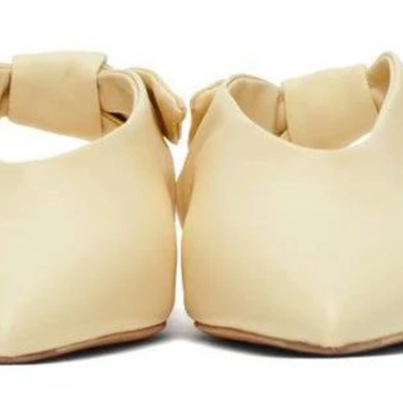 NEW IN BOX: JIL SANDER Off-White Knot Ballerina Flats - Picture 4 of 6